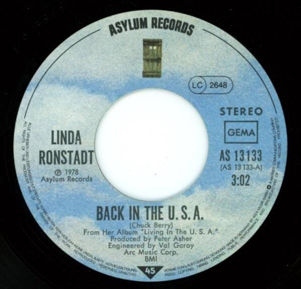 Linda Ronstadt – Back In The U.S.A.