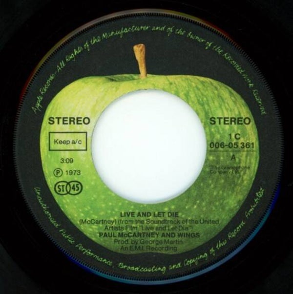 Wings – Live And Let Die / I Lie Around