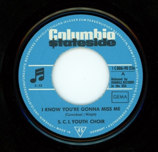 S.C.I. Youth Choir – I Know You're Gonna Miss Me / The Lord Will Make A Way