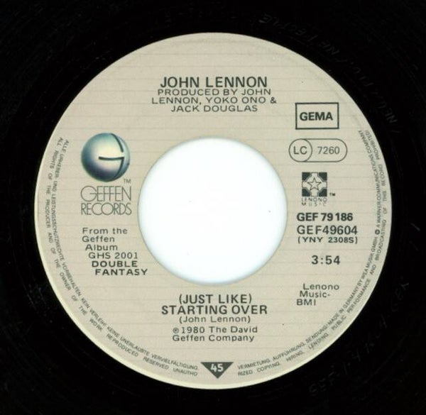John Lennon – (Just Like) Starting Over
