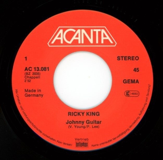 Ricky King – Johnny Guitar / Wheels