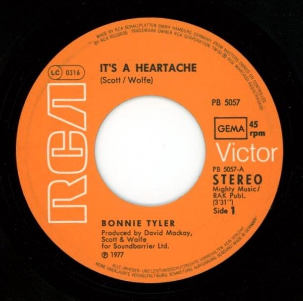 Bonnie Tyler – It's A Heartache