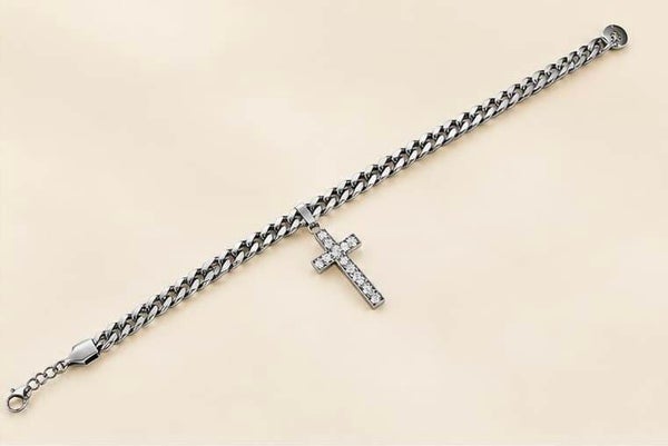 Bracelet silver cross