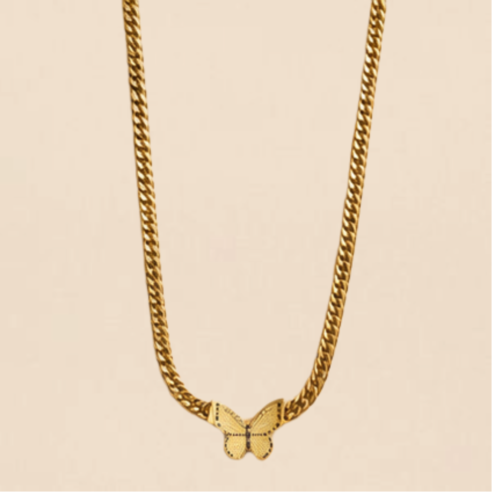 Collier papillon royal