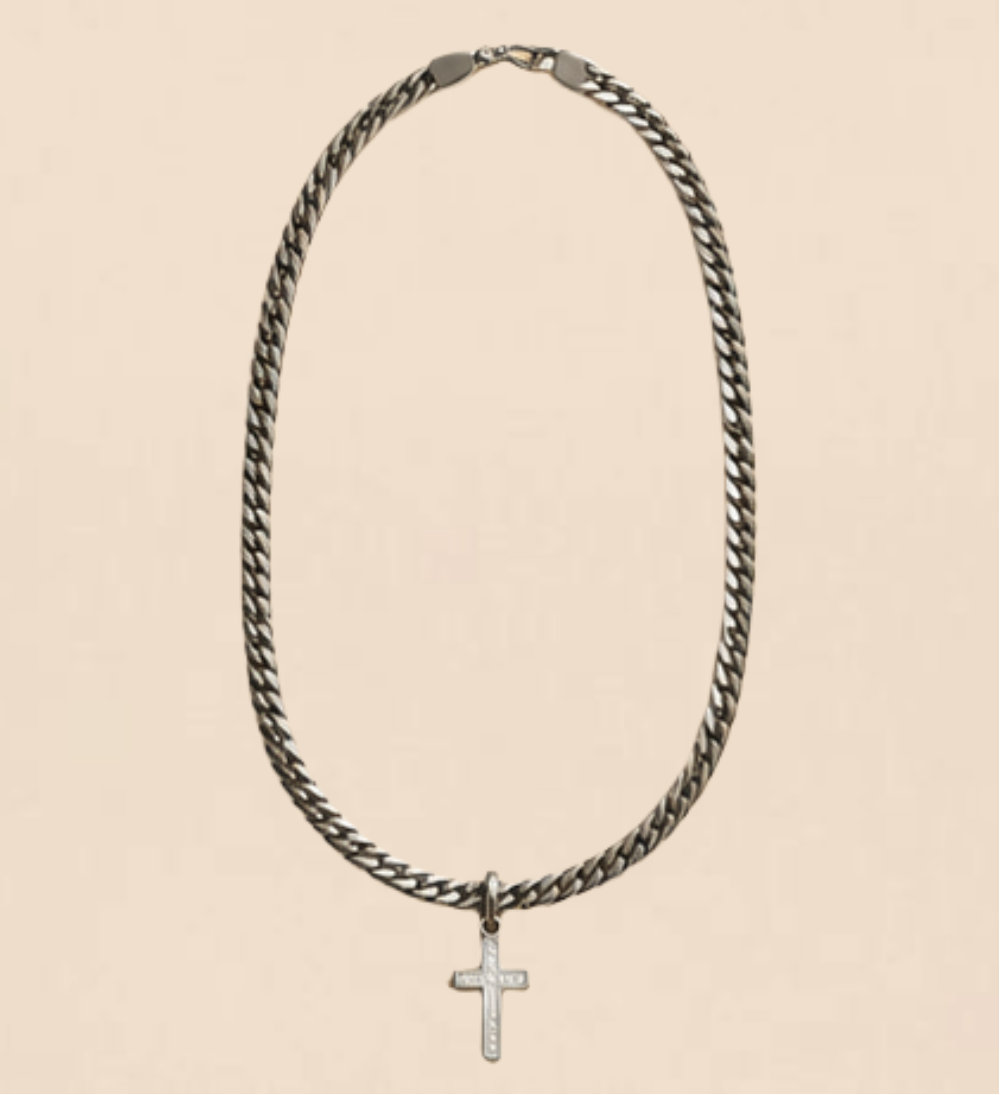 Collier silver cross