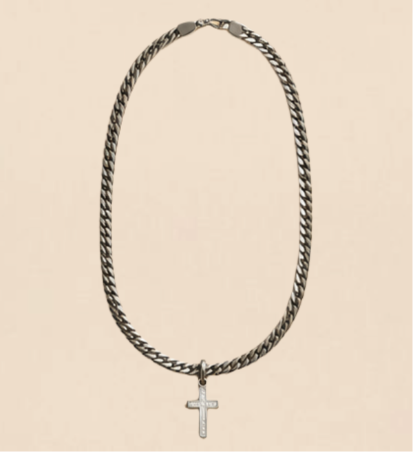 Collier silver cross