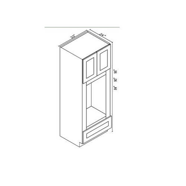 Oven Cabinets - Greystone Shaker