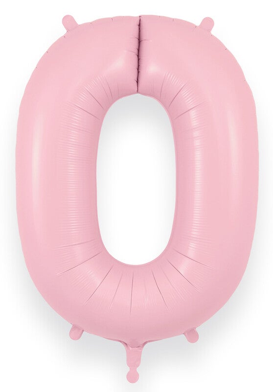 Baby pink no.0 helium balloon