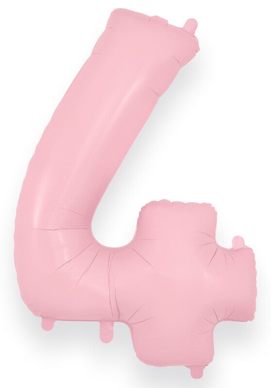 Baby pink no.4 helium balloon