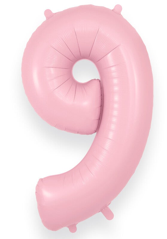 Baby pink no.9 helium balloon