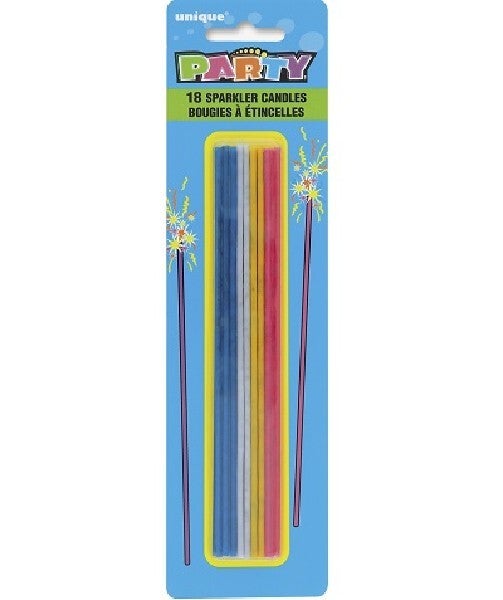 Rainbow neon sparklers