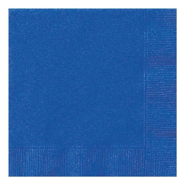 Royal blue napkins