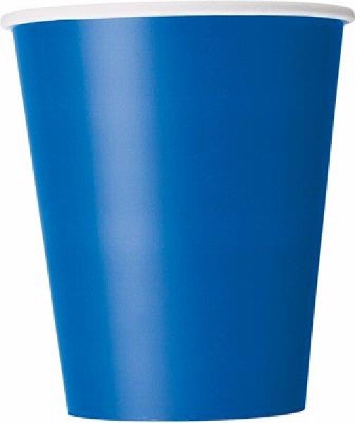 Royal blue party cups