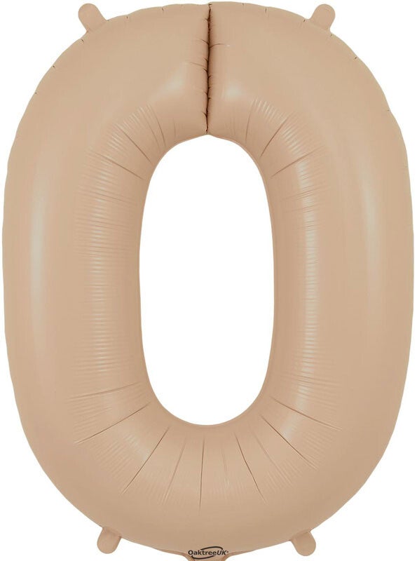 Nude matte no.0 helium balloon