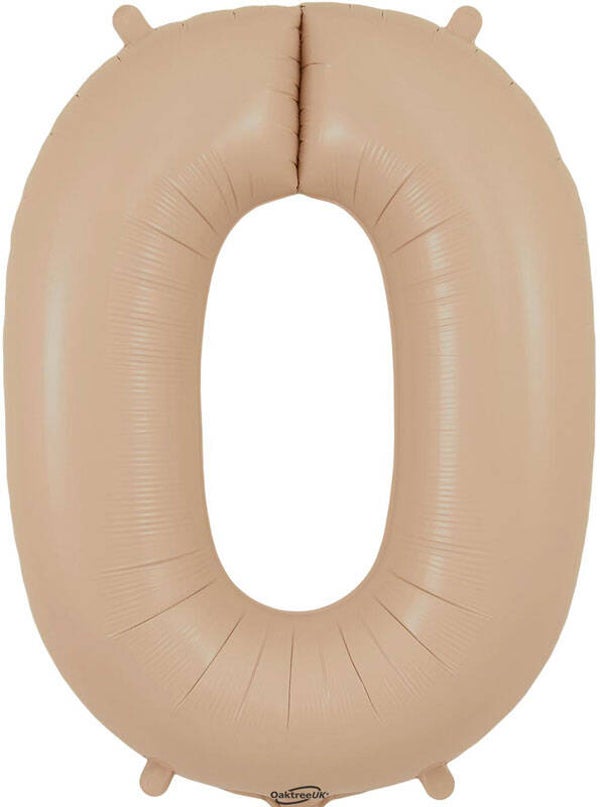 Nude matte no.0 helium balloon