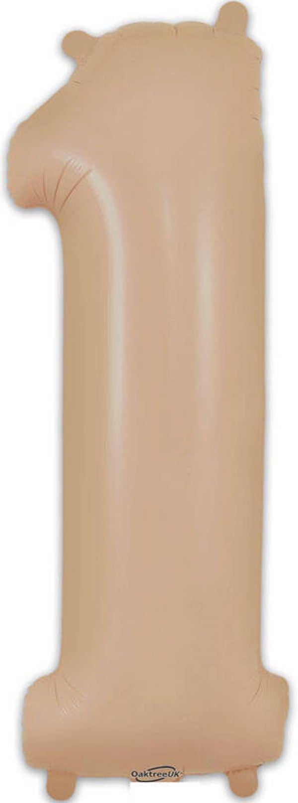 Nude matte no.1 helium balloon