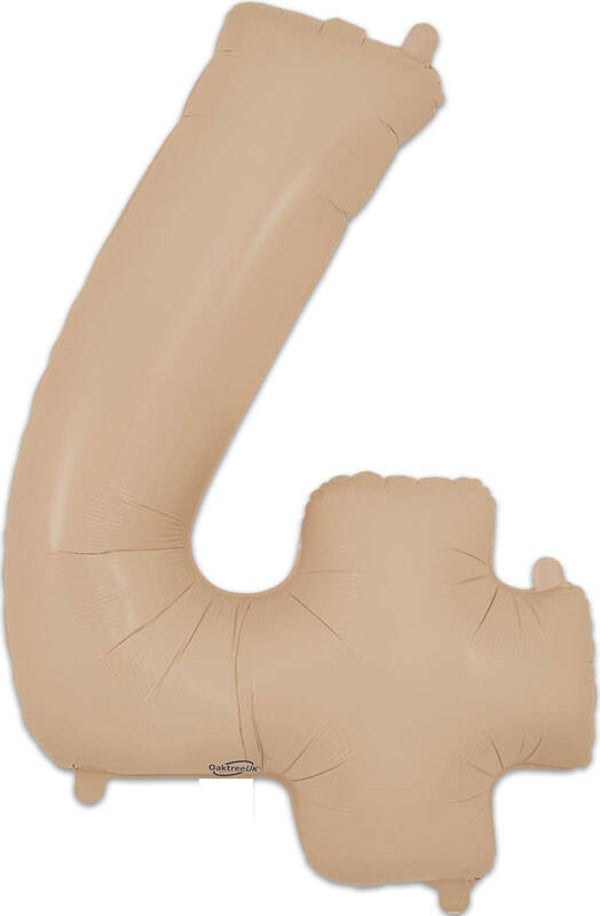 Nude matte no.4 helium balloon