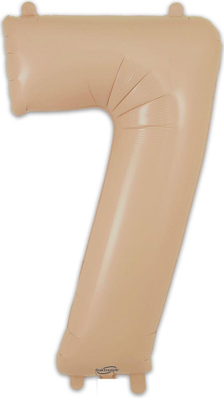 Nude matte no.7 helium balloon