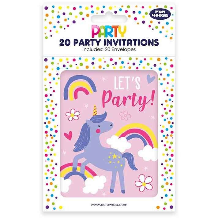 Unicorn invitations