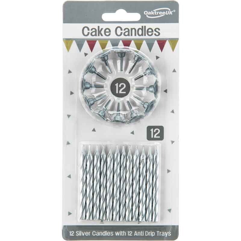 Silver candles & holders