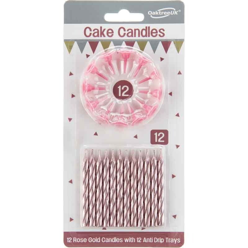 Rose gold candles & holders