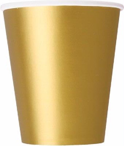Gold party cups