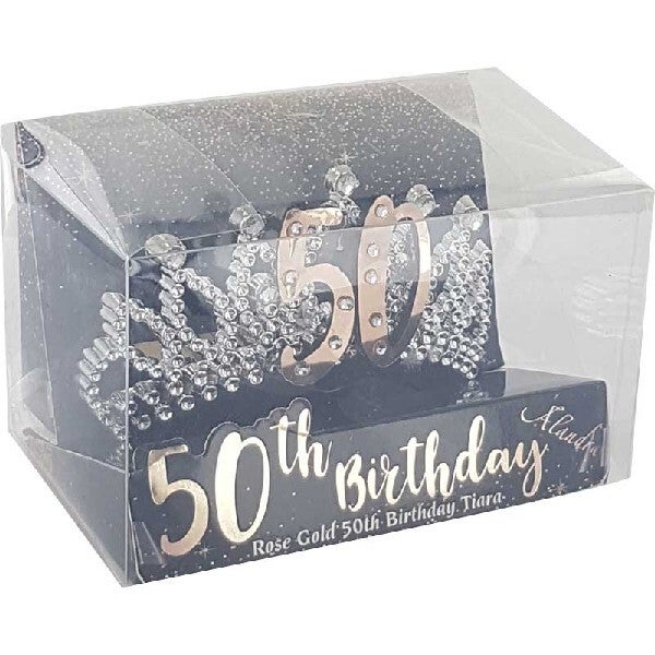 Diamanté age 50 tiara
