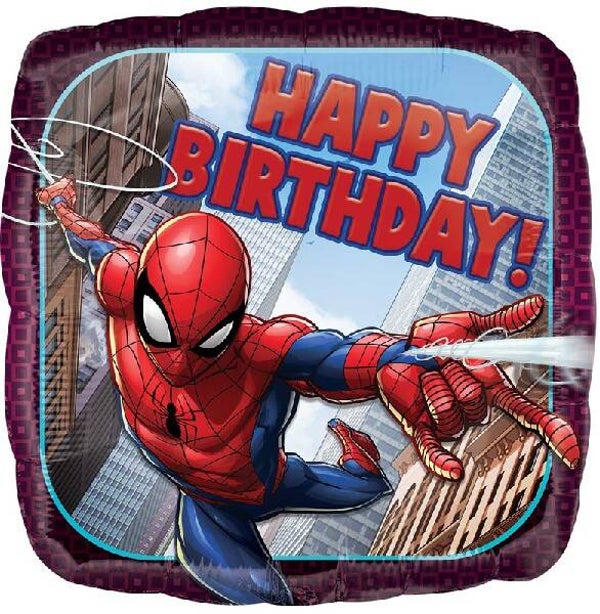 Spiderman foil balloon