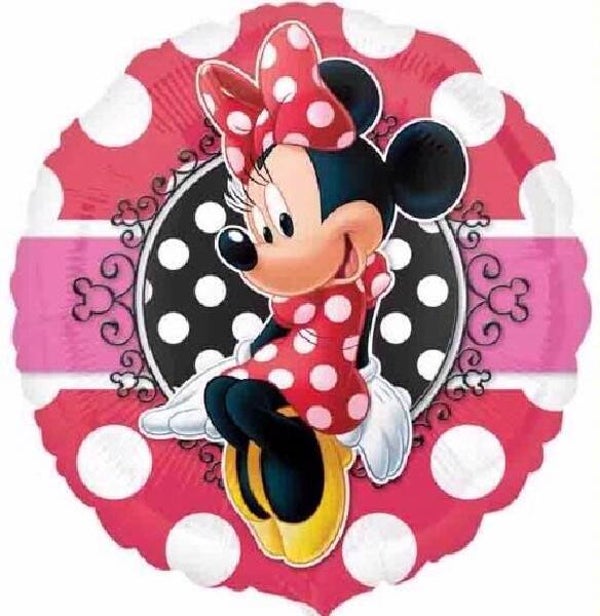 Minnie mouse foil balloon
