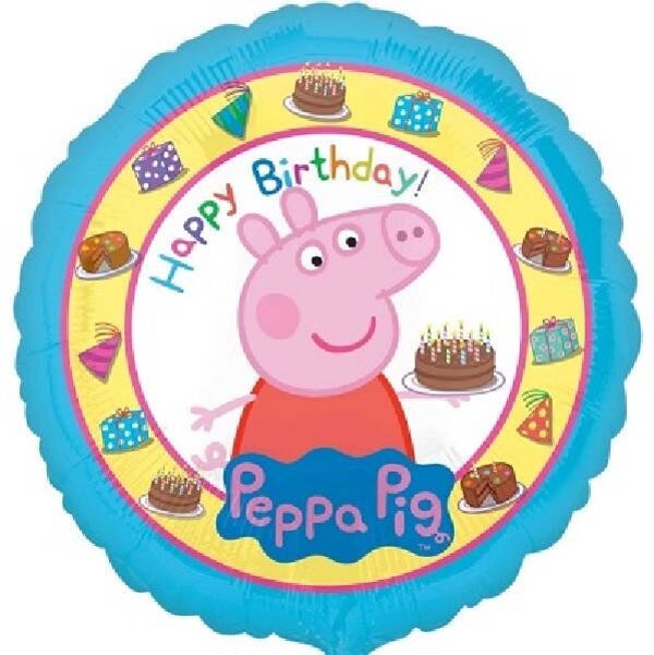 Peppa pig foil balloon
