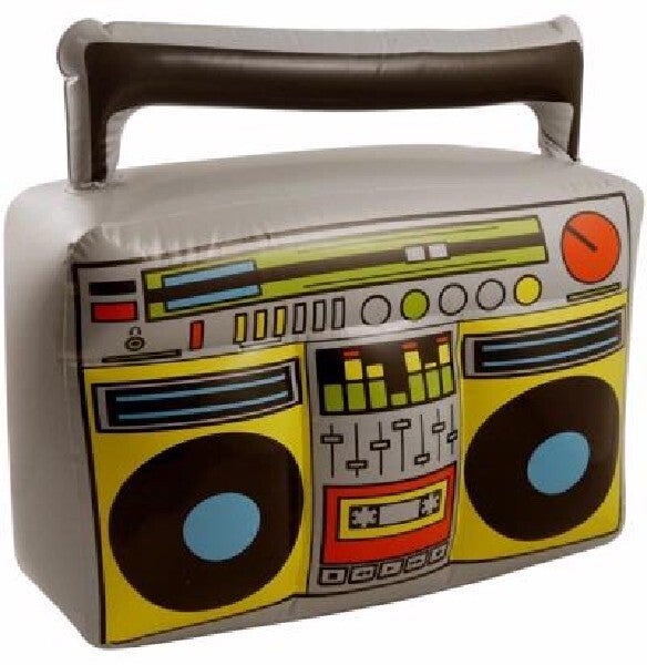 Inflatable boom box