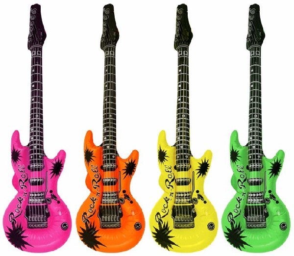 Neon inflatable Guitar