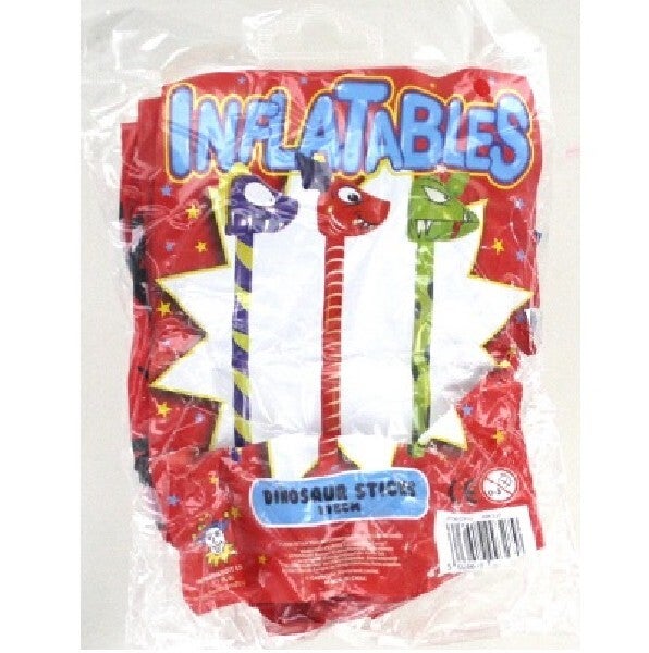 Inflatable dinosaur stick