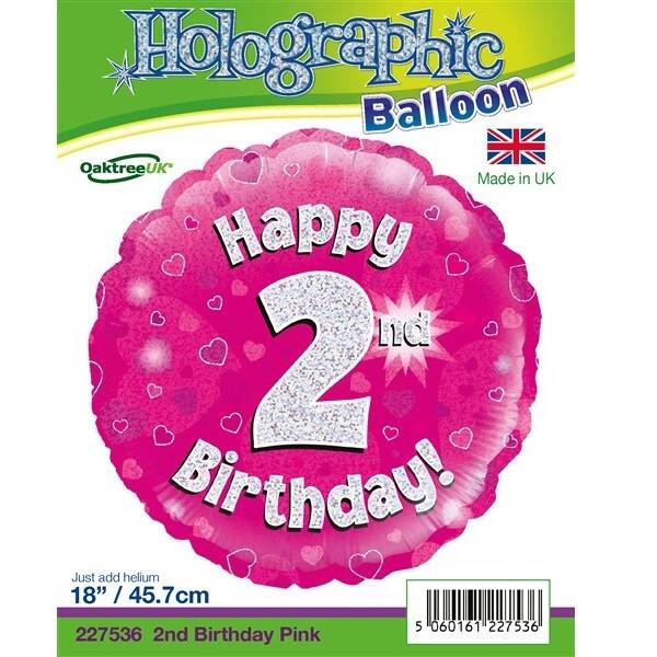 Age 2 helium balloon