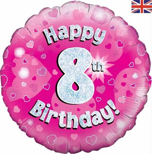Age 8 helium balloon