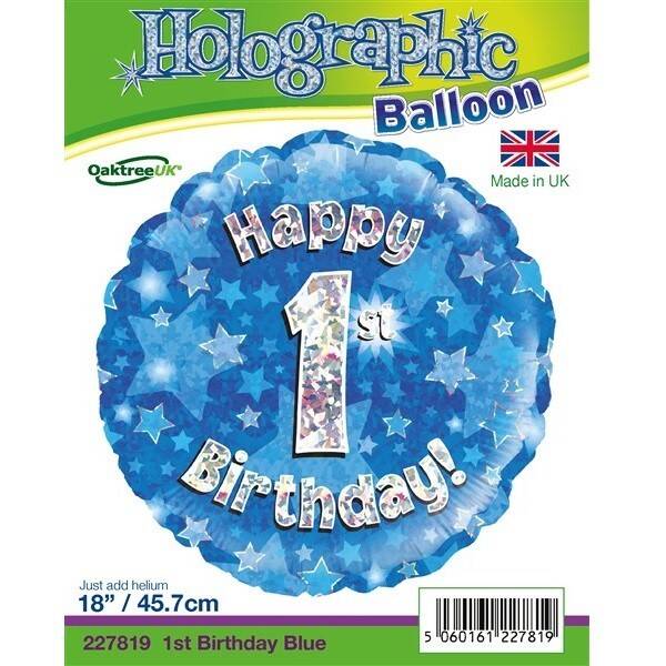 Age 1 helium balloon