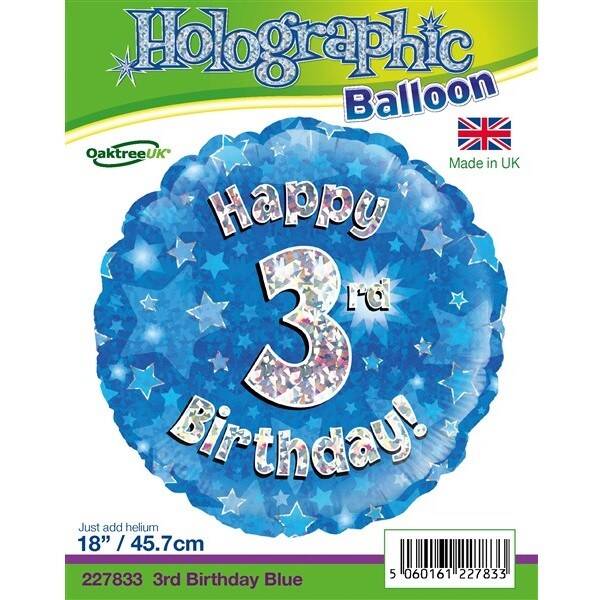 Age 3 helium balloon