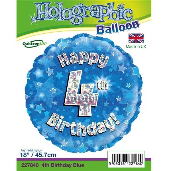 Age 4 helium balloon