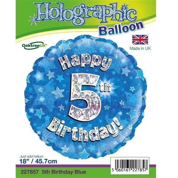 Age 5 helium balloon