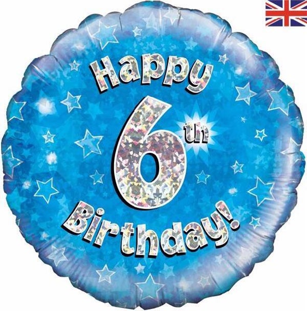 Age 6 helium balloon