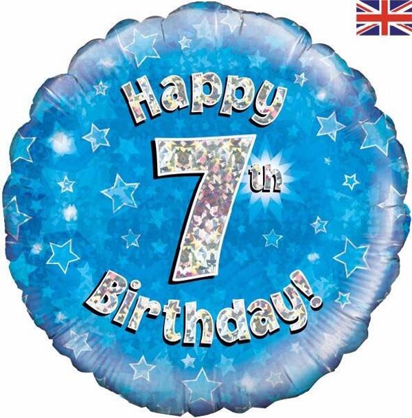 Age 7 helium balloon