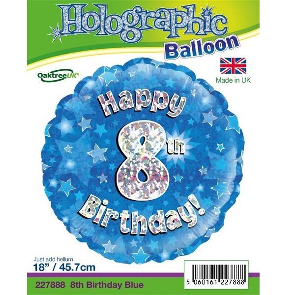 Age 8 helium balloon