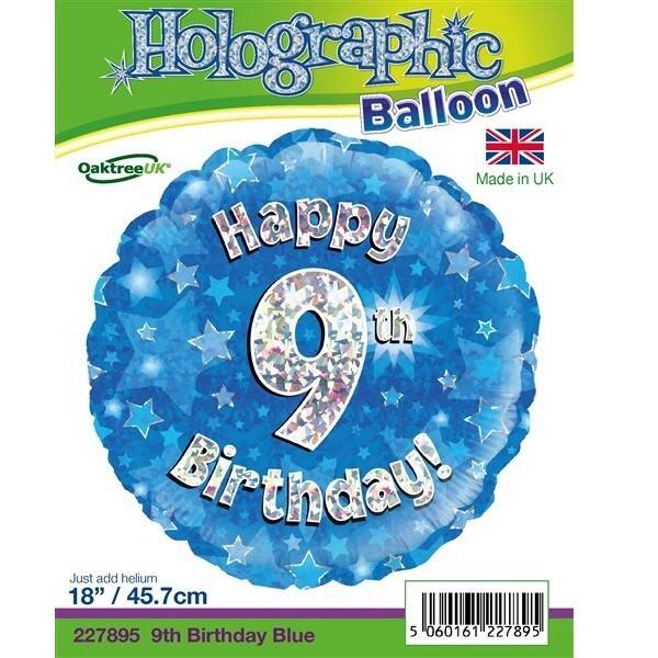 Age 9 helium balloon