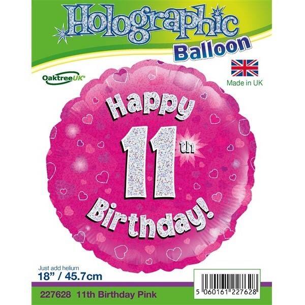 Age 11 helium balloon
