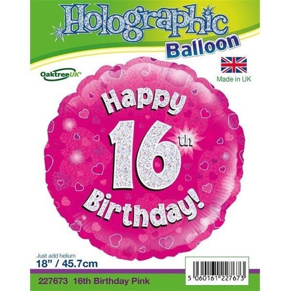 Age 16 helium balloon