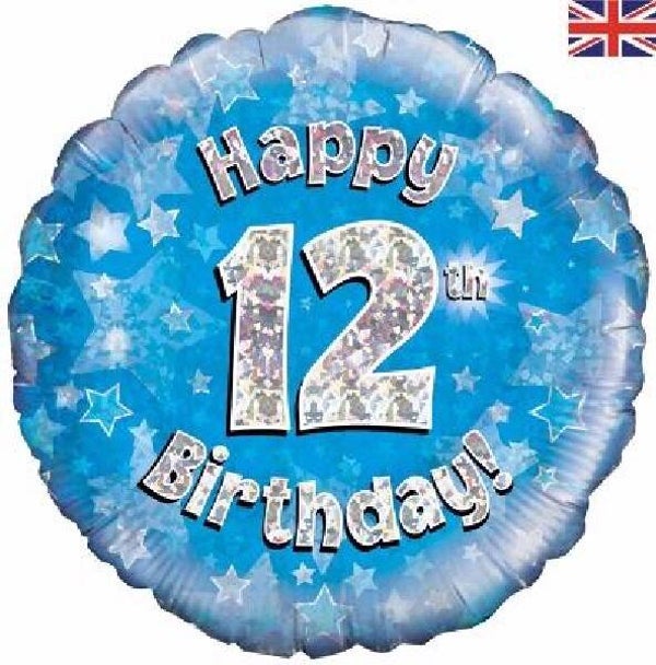 Age 12 helium balloon