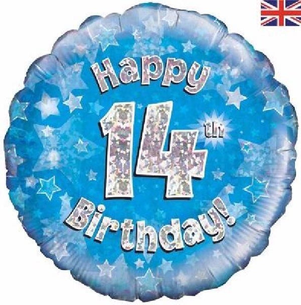 Age 14 helium balloon
