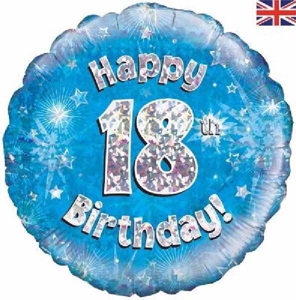 Age 18 helium balloon