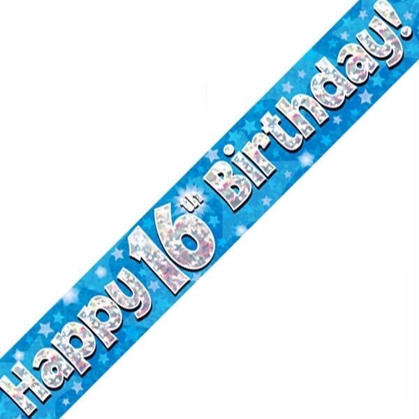 Happy 16th Birthday Banner