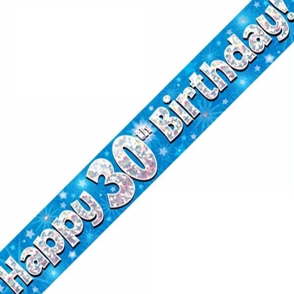 Happy 30th Birthday Banner